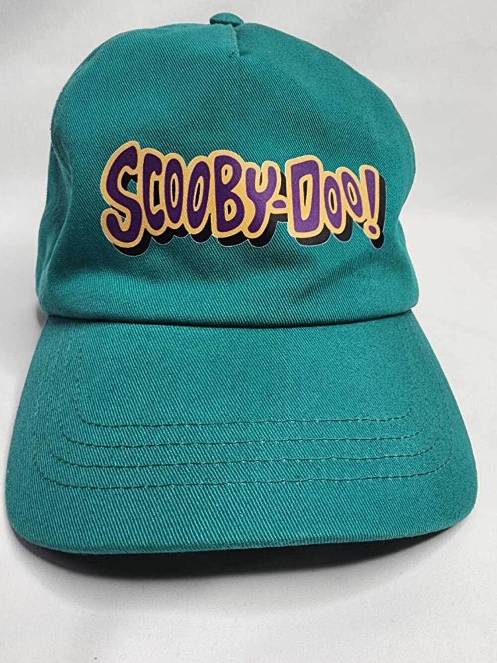Scooby-Doo Graphic Snapback Hat Teal, One Size Cartoon Trucker Cap
